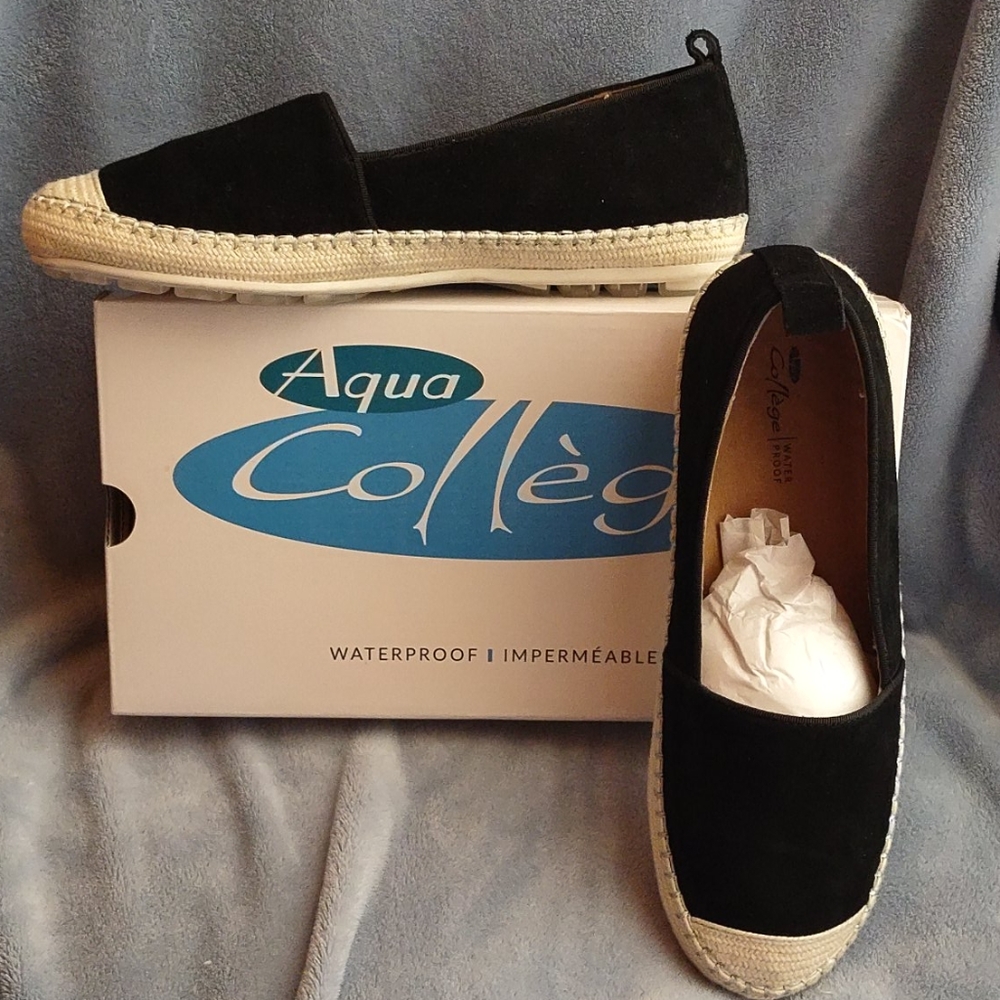 Aqua Blink Espadrille sandals sz 9.5 M waterproof